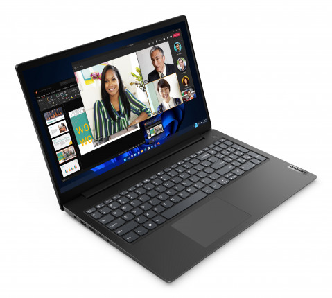 Lenovo V15 G4 IRU i3-1315U 15,6”FHD AG IPS 8GB SSD256 UHD 64EUs Cam720p LAN 38Wh NoOS 3Y Black - Galeria zdjęcie 2