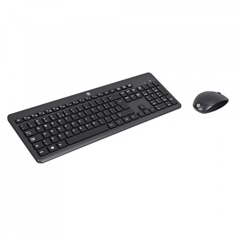 Zestaw klawiatura + mysz HP 230 Wireless Mouse and Keyboard Combo bezprzewodowe czarne 18H24AA - Galeria zdjęcie 2