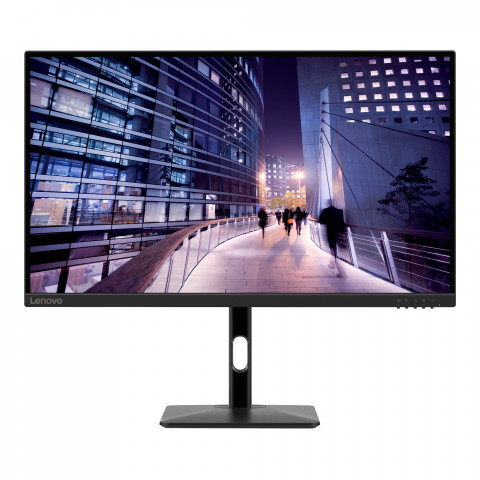 Lenovo N27p 27"UHD IPS 350nits AG HDMI, DP,USB Raven Black - Galeria zdjęcie 1