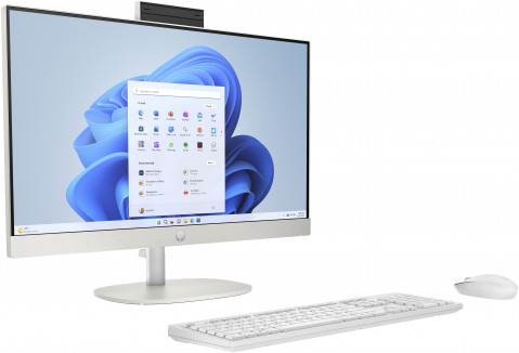 HP AiO 24-cr0003nw Ryzen 5 7520U 23,8"FHD AG IPS 16GB_DDR5 SDD512 Radeon 610M Win11 2Y Shell White - Galeria zdjęcie 3