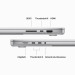 Apple MacBook Pro 16" M3 Pro 12-core CPU + 18-core GPU 36GB 512GB SSD Silver - Galeria zdjęcie 6
