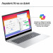 HP ENVY 17-da0003nw Ultra 7 155H 17,3"FHD Touch AG IPS 300nits 32GB DDR5 SSD1TB Intel Arc 5MP W11Pro 2Y Glacier Silver - Galeria zdjęcie 11
