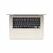 Apple 15-inch MacBook Air: Apple M3 chip with 8-core CPU and 10-core GPU, 16GB, 512GB SSD - Starlight - Galeria zdjęcie 2