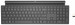 Klawiatura HP Dual Mode Keyboard 1000 Bluetooth/Wireless bezprzewodowa czarna 18J71AA - Galeria zdjęcie 1