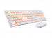 Zestaw klawiatura + mysz Acer ConceptD DKR010 Combo Bluetooth Backlit Keyboard and Mouse klawiatura z podświetleniem bezprzewodowe białe GP.ACC11.013 - Galeria zdjęcie 1