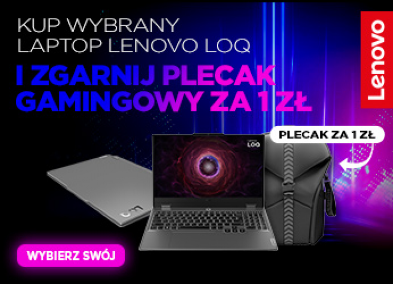Laptop Lenovo z plecakiem za 1zł