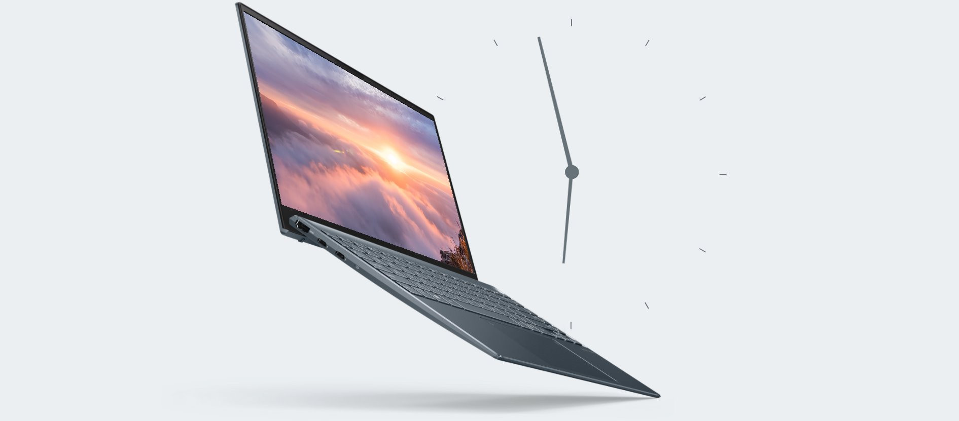 ASUS Zenbook 13 OLED UX325EA-KG447W i5-1135G7 13.3"FHD OLED 400nits Glare 16GB SSD512 Intel Iris Xe Graphics G7 Win11 Lilac Mist 2Y - zdjęcie 4