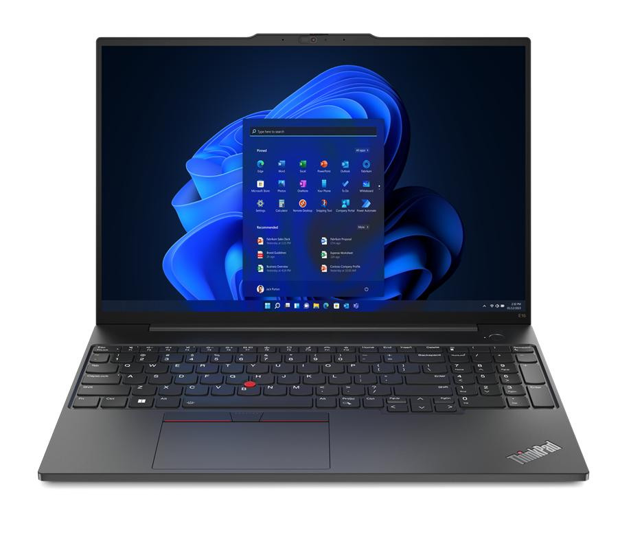 Lenovo ThinkPad E16 G1 R7 7730U 16.0" WUXGA 300nits AG 16GB DDR4 SSD512 Radeon Graphics W11Pro 3Y OnSite - zdjęcie 2
