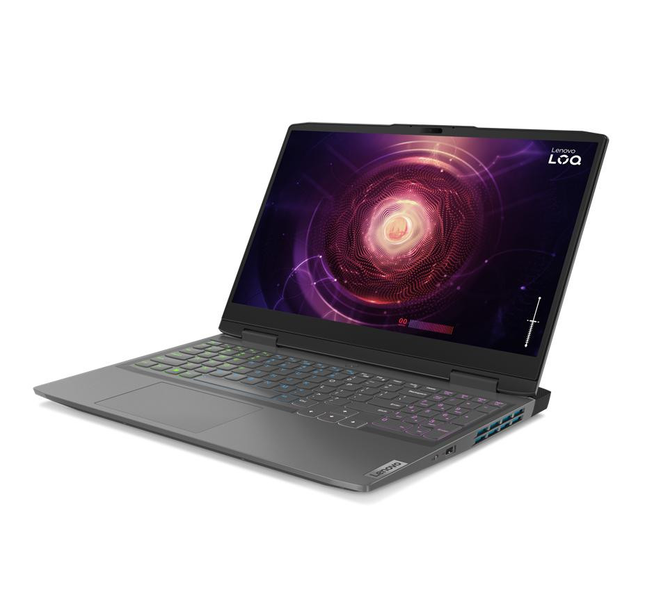 Lenovo LOQ 15APH8 Ryzen 5 7640HS 15.6" FHD IPS 350nits AG 144Hz 16GB DDR5 5600 SSD1TB GeForce RTX 4060 8GB NoOS Storm Grey - zdjęcie 1