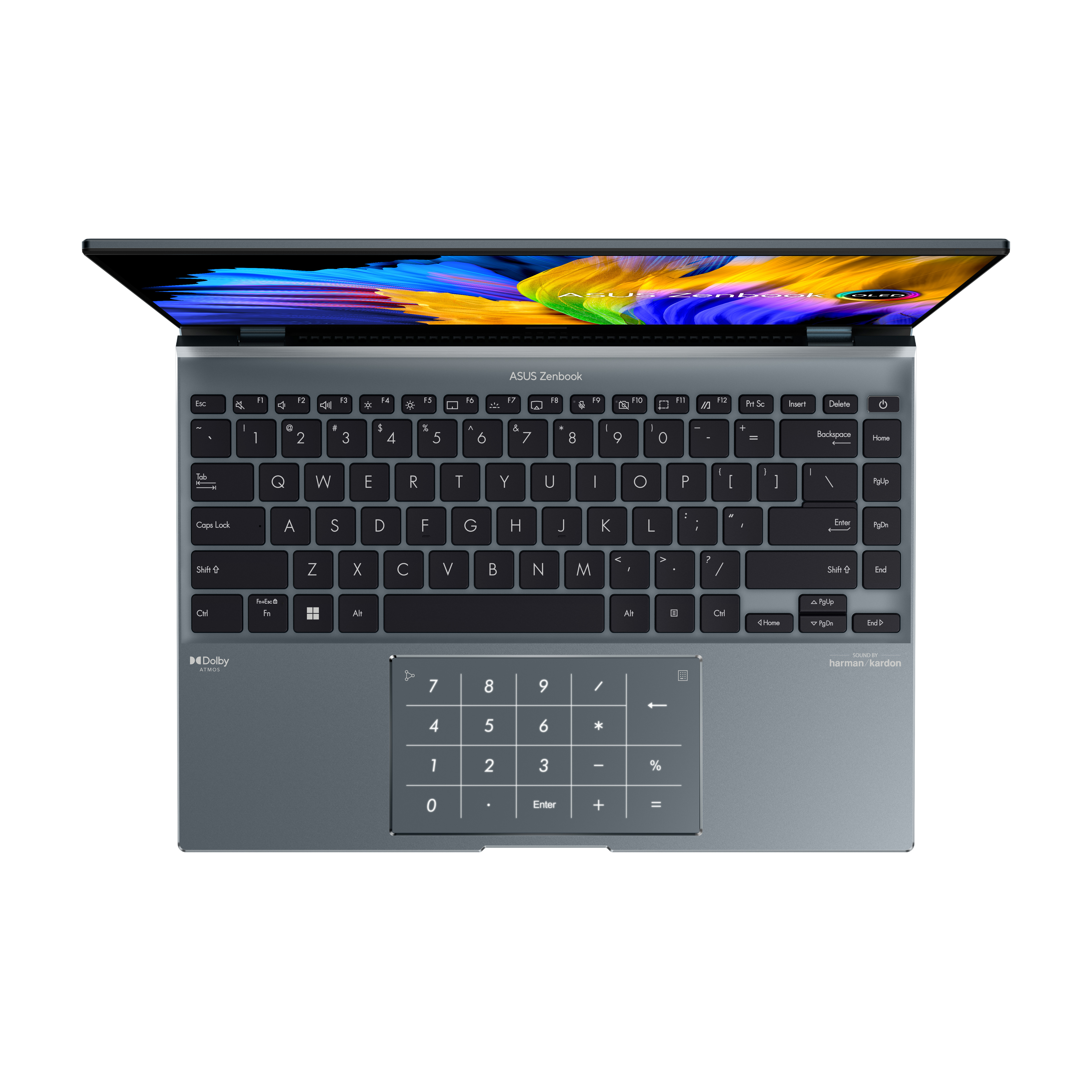 ASUS Zenbook 14X OLED UX3404VC-M3088W i5-13500H 14.5"Touch 2,8K OLED 120Hz 400nits Glossy 16GB LPDDR5 SSD512 Geforce RTX 3050 4GB WLAN+BT Cam720p Backlit Keyboard Win11 Inkwell Gray - zdjęcie 4