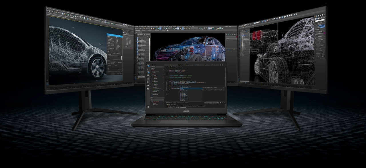 MSI Vector GP77 13VG-013PL i7-13700H 17.3" QHD 240Hz DCI-P3 16GB DDR5 SSD2TB RTX 4070 8GB Win11 - zdjęcie 12