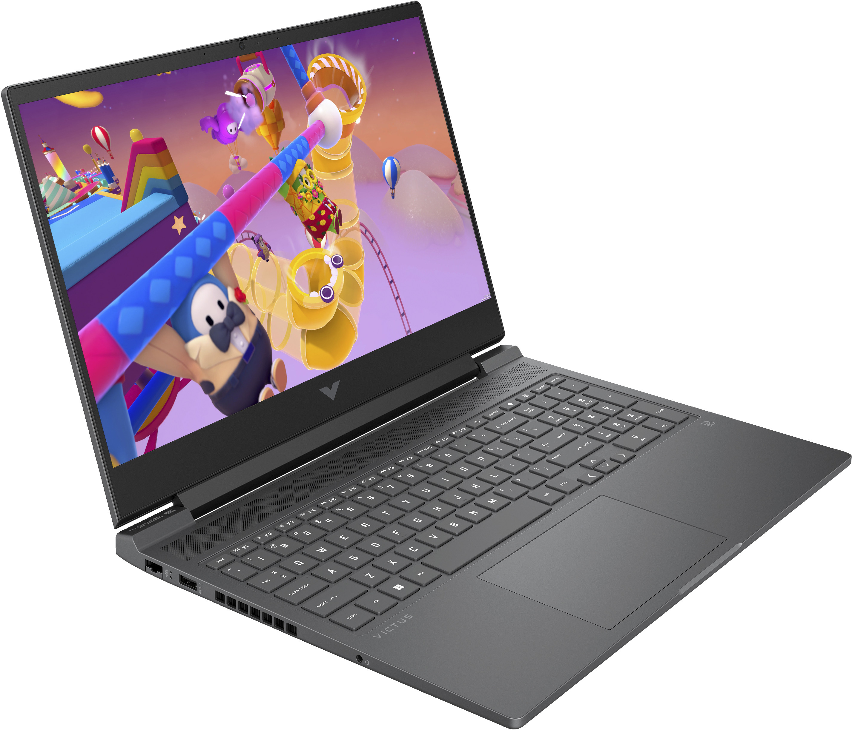 HP VICTUS 16-s0007nw Ryzen 7 7840HS 16,1"QHD AG IPS 300nits 240Hz 32GB DDR5 SSD1TB RTX 4070 8GB Cam1080p No ODD NoOS 2Y Mica Silver - zdjęcie 4