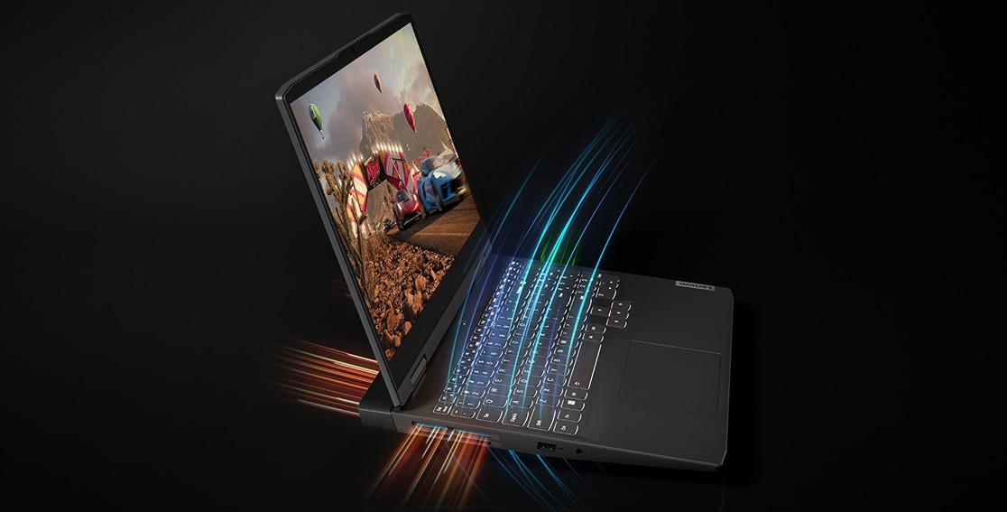 Lenovo IdeaPad Gaming 3 15IAH7 i5-12450H 15.6" FHD IPS 250nits AG 120Hz 16GB DDR4 3200 SSD512 GeForce RTX 3050 Ti 4GB Win11 Onyx Grey - zdjęcie 5