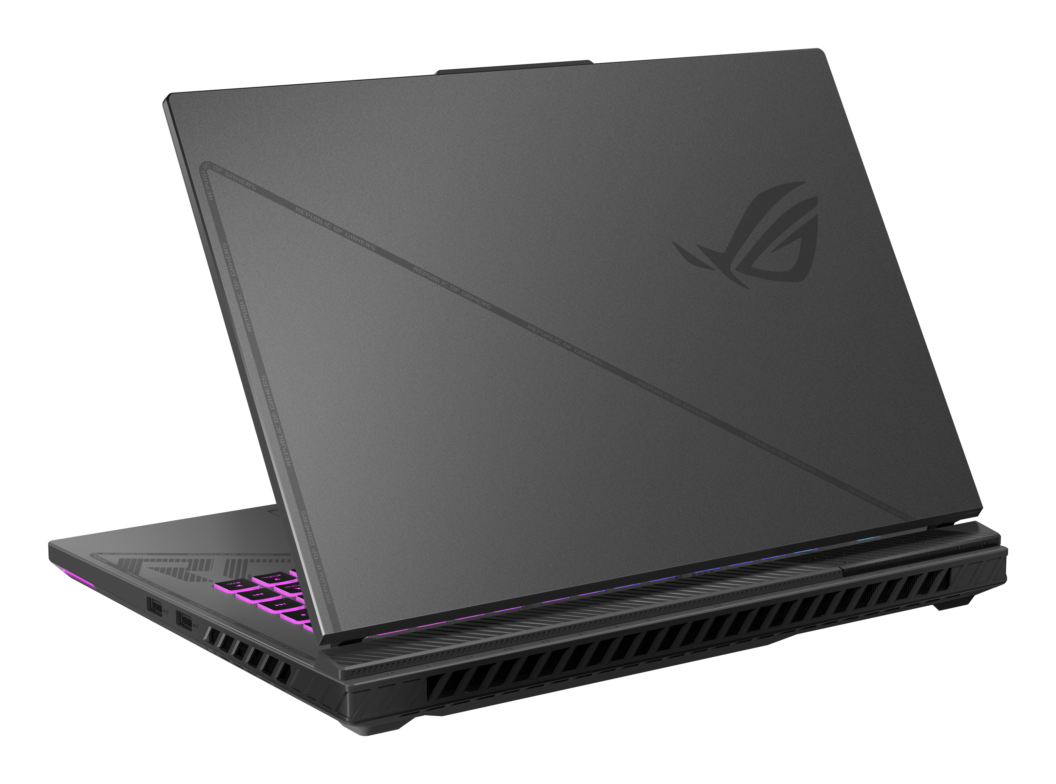 ASUS ROG Strix G16 G614JZ-N3012W i7-13650HX 16.0" FHD+ 165Hz IPS-level 250nits AG 16GB DDR5 4800 SSD512 GeForce RTX 4080 12GB LAN WLAN+BT Cam720p Backlit Keyboard RGB 90WHrs Win11 Eclipse Gray - zdjęcie 4