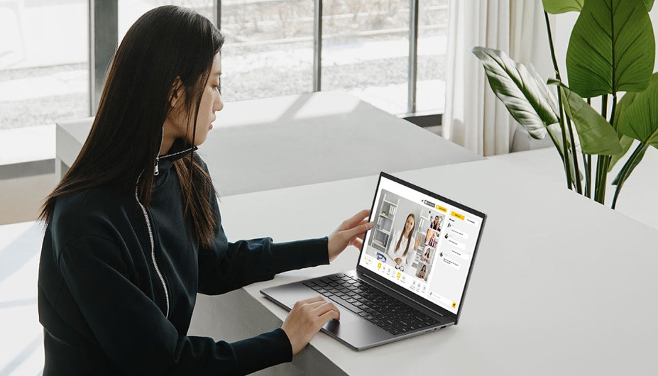 Chuwi Corebook CWI575K1 i5-1035G4 14"FHD+ 8GB SSD512 BT BLKB Win11 Silver - zdjęcie 8
