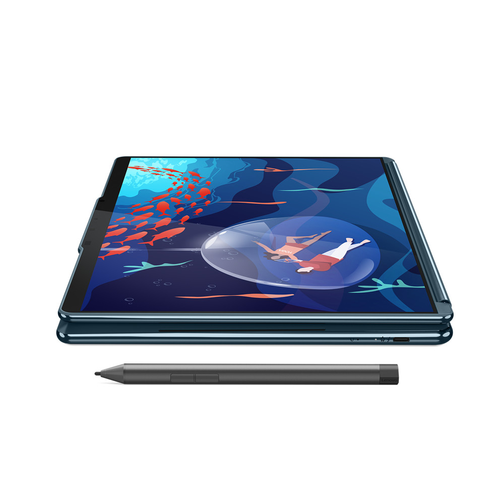 Lenovo Yoga Book 9 13IMU9 Ultra 7 155U 2x 13.3" 2.8K OLED 400nits Glossy 60Hz 32GB LPDDR5x-7467 SSD512 Intel Arc Graphics Win11 Tidal Teal - zdjęcie 4