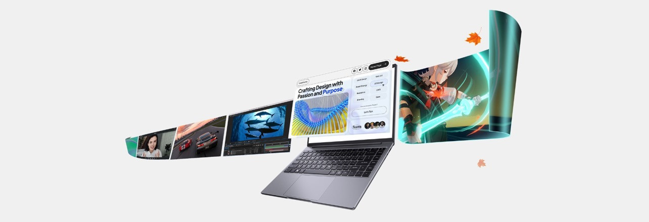 Chuwi Corebook CWI575K1 i5-1035G4 14"FHD+ 8GB SSD512 BT BLKB Win11 Silver - zdjęcie 4