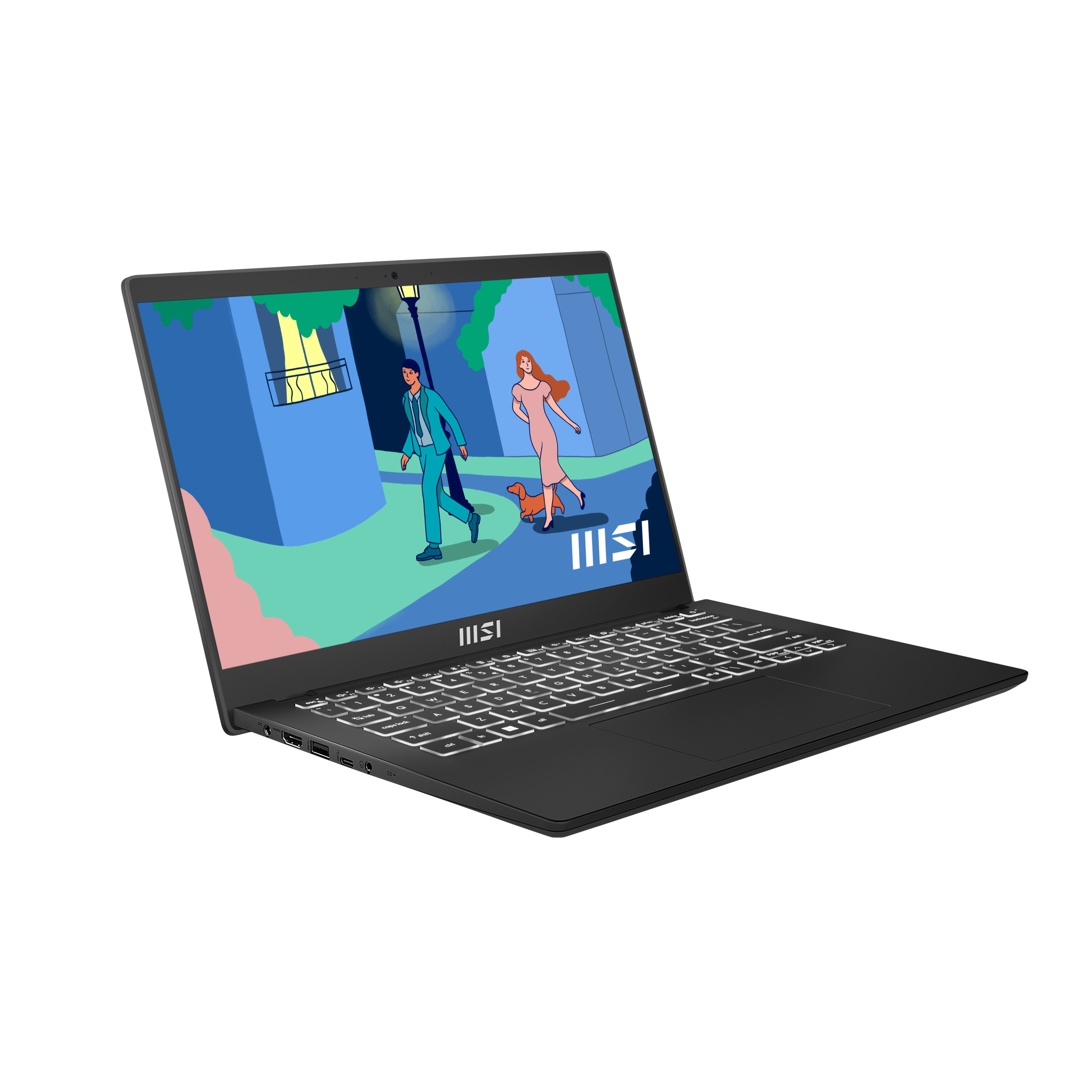 MSI Modern 14 C12MO-868PL i5-1235U 14" FHD 60Hz IPS-Level 16GB DDR4 3200 SSD512 Intel Iris Xe Graphics Win11 - zdjęcie 3