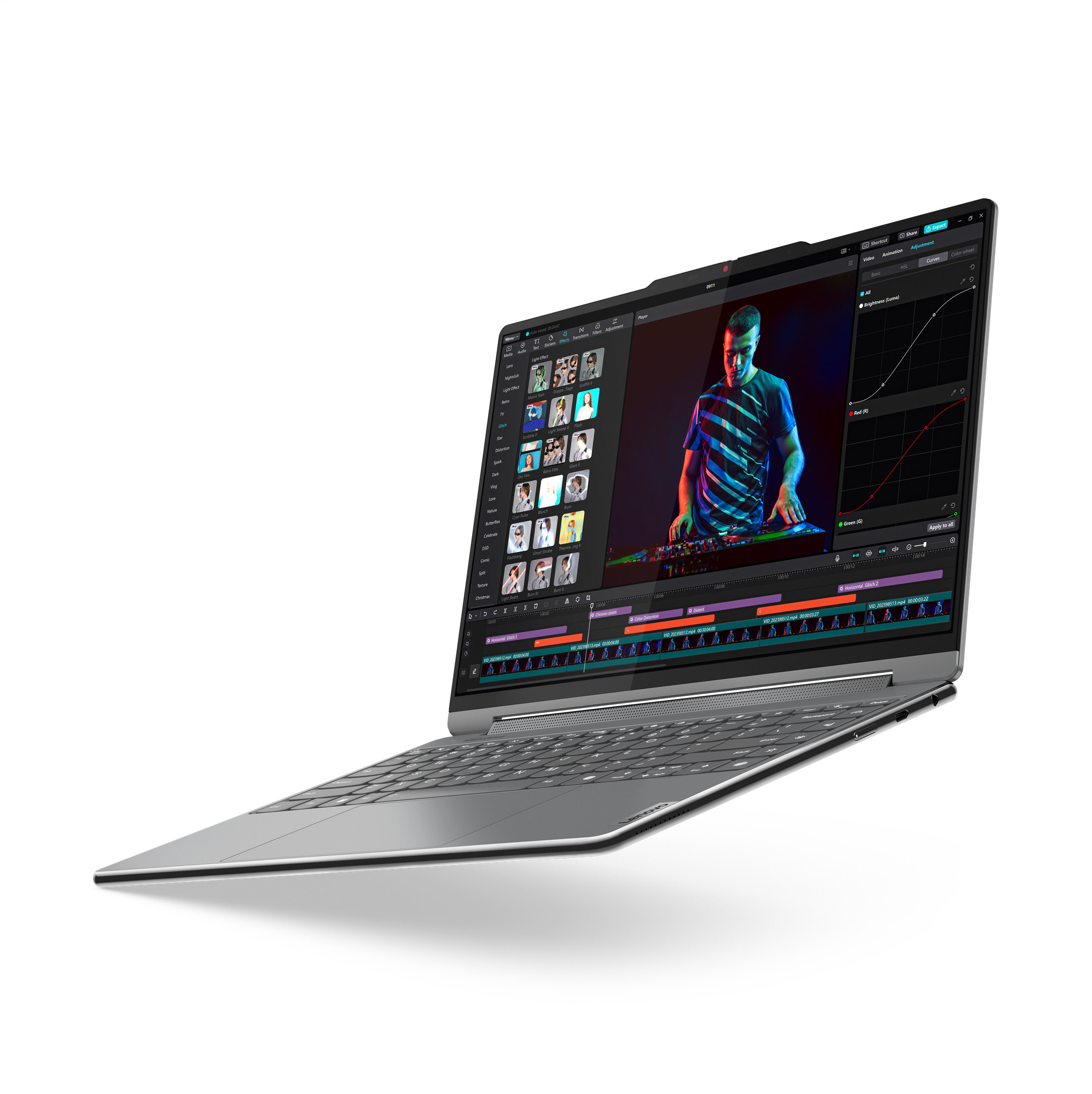 Lenovo Yoga 9 2-in-1 14IMH9 Ultra 7 155H 14" 2.8K OLED 400nits Glossy 120Hz 32GB LPDDR5x-7467 SSD512 Intel Arc Graphics Win11 Luna Grey - zdjęcie 3