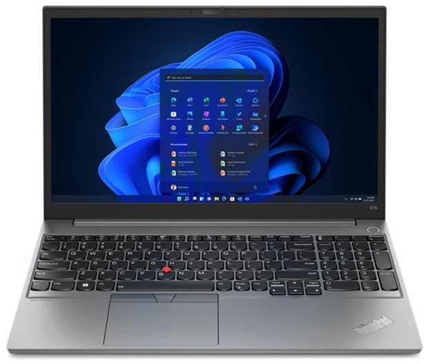 Lenovo ThinkPad E15 G4 Ryzen 5-5625U 15,6”FHD AG 300nit IPS 8GB_3200MHz SSD512 Radeon RX Vega 7 CamIR LAN ALU BLK FPR 57Wh W11Pro 3Y OnSite - zdjęcie 1