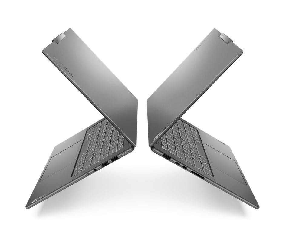 Lenovo Yoga Pro 9 16IMH9 Ultra 7 155H 16" 3.2K Mini LED 1200nits AG 165Hz 16GB LPDDR5x-7467 SSD512 GeForce RTX 4060 8GB Win11 Luna Grey - zdjęcie 3