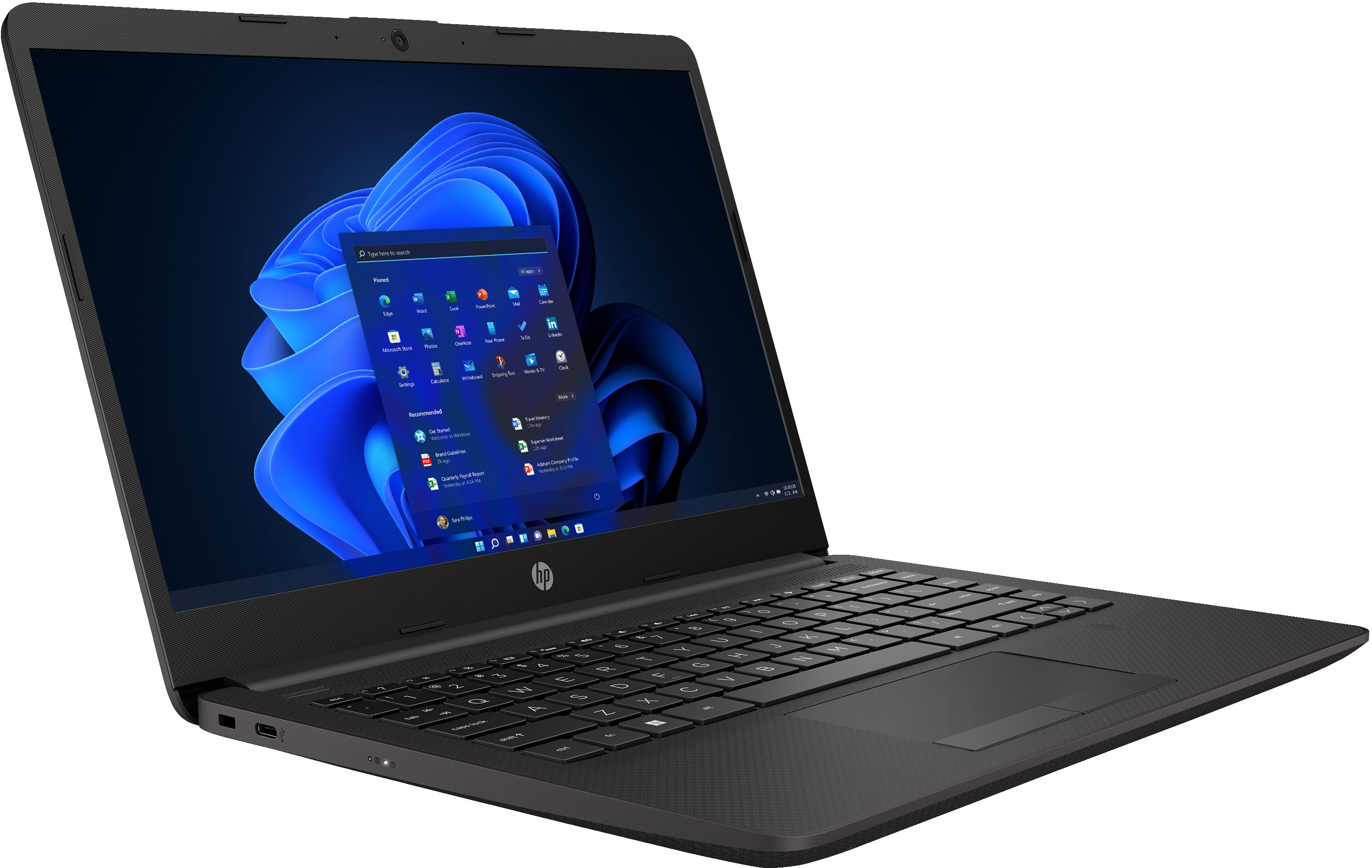 HP 240 G9 i3-1215U 14"FHD 8GB DDR4 3200 SSD256 Intel UHD Graphics W11Pro 1Y Dark Ash - zdjęcie 3