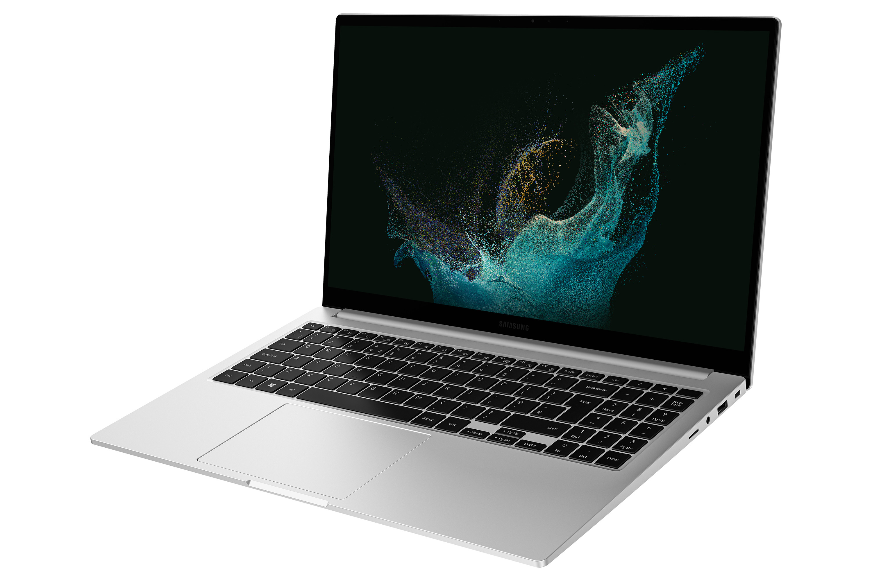 Samsung Galaxy Book 2 NP750XED-KC1US i3-1215U 15.6"FHD AG 8GB SSD256 BT BLKB FPR W11Pro Mystic Silver (REPACK) 2Y - zdjęcie 2