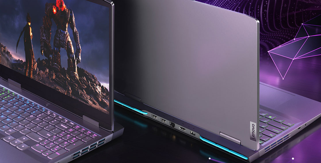 Lenovo LOQ 15IRH8 i5-12450H 15.6" FHD IPS 350nits AG 144Hz 16GB DDR5 4800 SSD512 GeForce RTX 4050 6GB NoOS 3Y Storm Grey - zdjęcie 9
