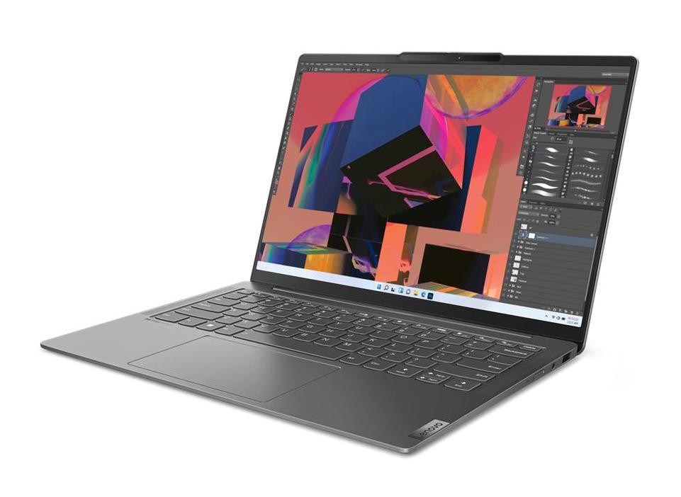 Lenovo Yoga Slim 6 14IAP8 i7-1260P 14" WUXGA OLED 400nits Glossy 60Hz 16GB LPDDR5 4800 SSD512 Intel Iris Xe Graphics Win11 Storm Grey - zdjęcie 1