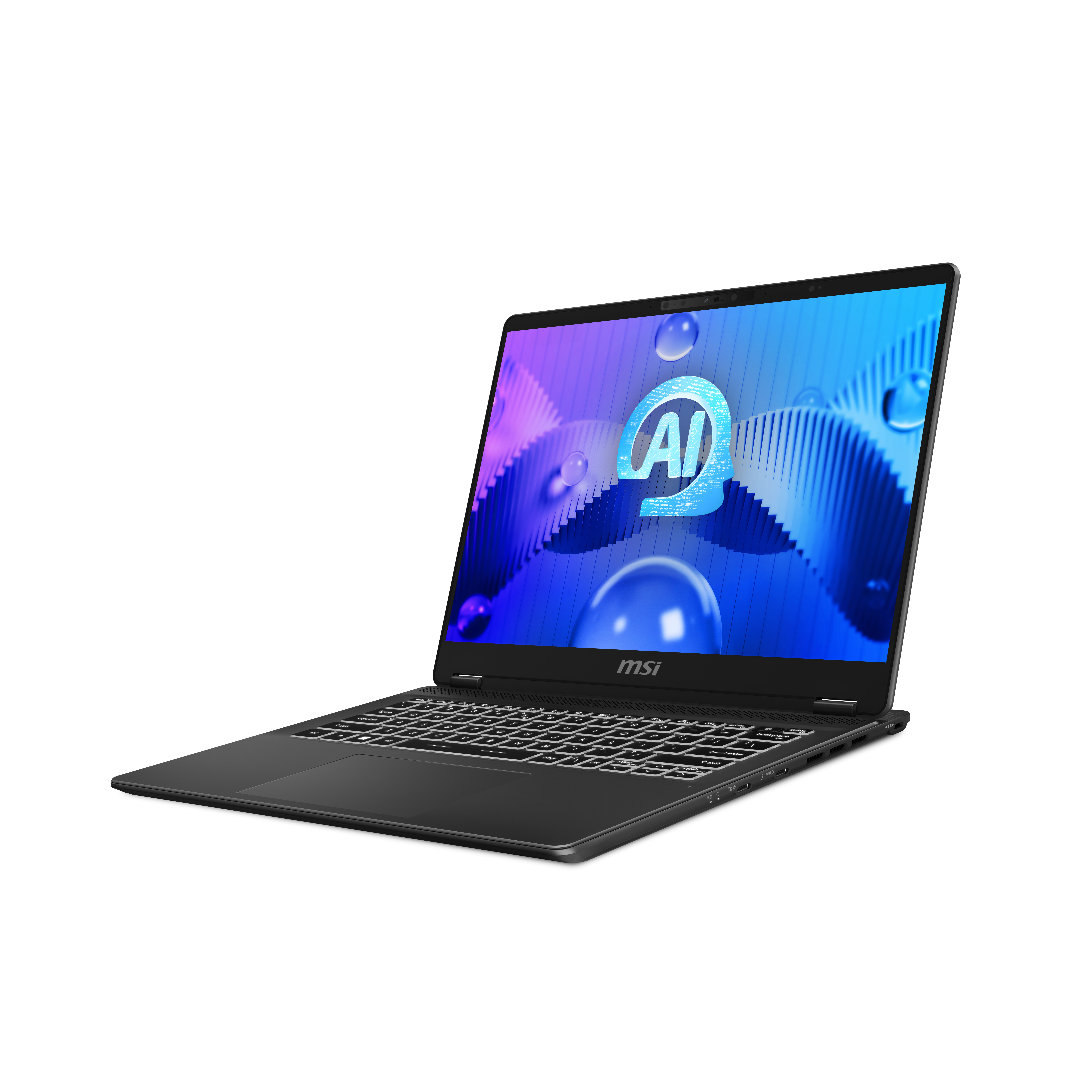 MSI Prestige 14 AI Studio C1VEG-051PL Ultra 7 155H 14"2.8K 32GB SSD1TB RTX 4050 6GB Win11 - zdjęcie 3
