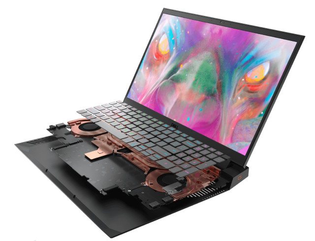 Dell Inspiron G15 5530 i7-13650HX 15,6" FHD 165Hz 16GB DDR5 4800 SSD512 Nvidia GeForce RTX 4050_6GB Backlit Kb Win11 - zdjęcie 2