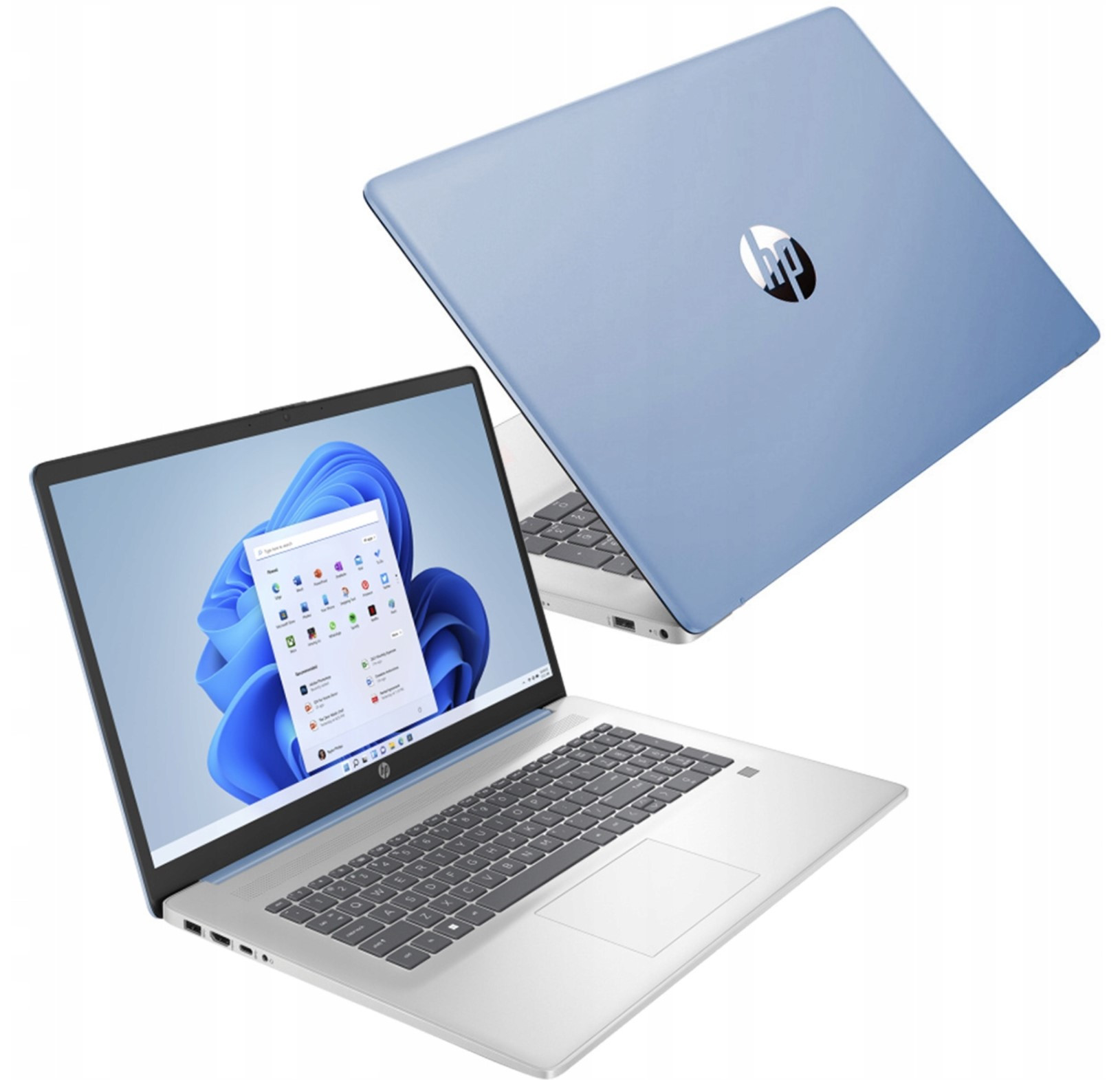 HP 17-cn0613ds QuadCore N4120 17,3"FHD AG IPS 8GB DDR4 SSD256 UHD600 Cam720p BLKB BT 41Wh Win11 (REPACK) 2Y Midnight Blue - zdjęcie 3