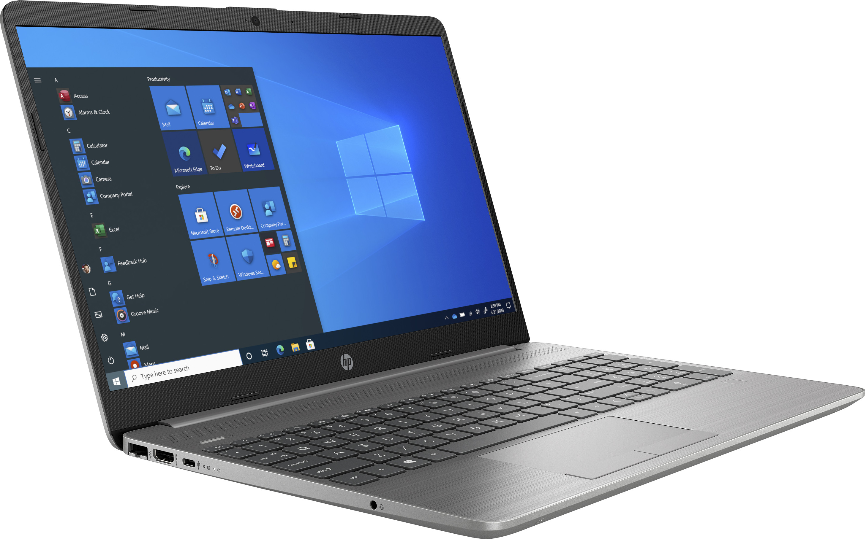 HP 255 G9 Ryzen 55625U 15,6"FHD 8GB SSD512 Radeon RX Vega 7 Win11 3Y Asteroid Silver - zdjęcie 1