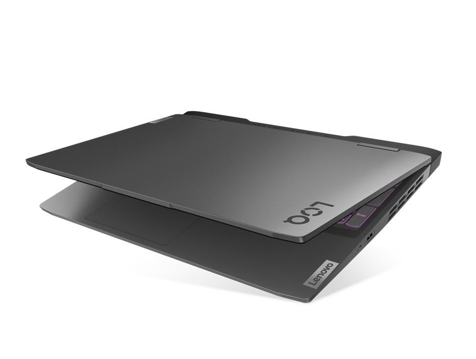Lenovo LOQ 15ARP9 Ryzen 5 7235HS 15.6" FHD IPS 300nits AG 144Hz 16GB DDR5 4800 SSD512 GeForce RTX 3050 6GB Win11 Luna Grey - zdjęcie 4