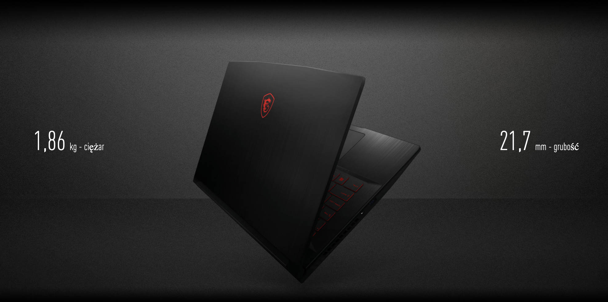 MSI Thin GF63 12UCX-494XPL i5-12450H 15.6" FHD 144Hz IPS-Level 8GB DDR4 3200 SSD512 RTX 2050 4GB NoOS - zdjęcie 14