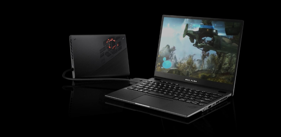 ASUS ROG Flow X13 Ryzen 9 5980HS 13.4" WQUXGA 60Hz IPS 300nits Glossy 32GB DDR4 SSD1TB GeForce GTX 1650 Cam Win10 62WHrs Black Supernova Edition - zdjęcie 4