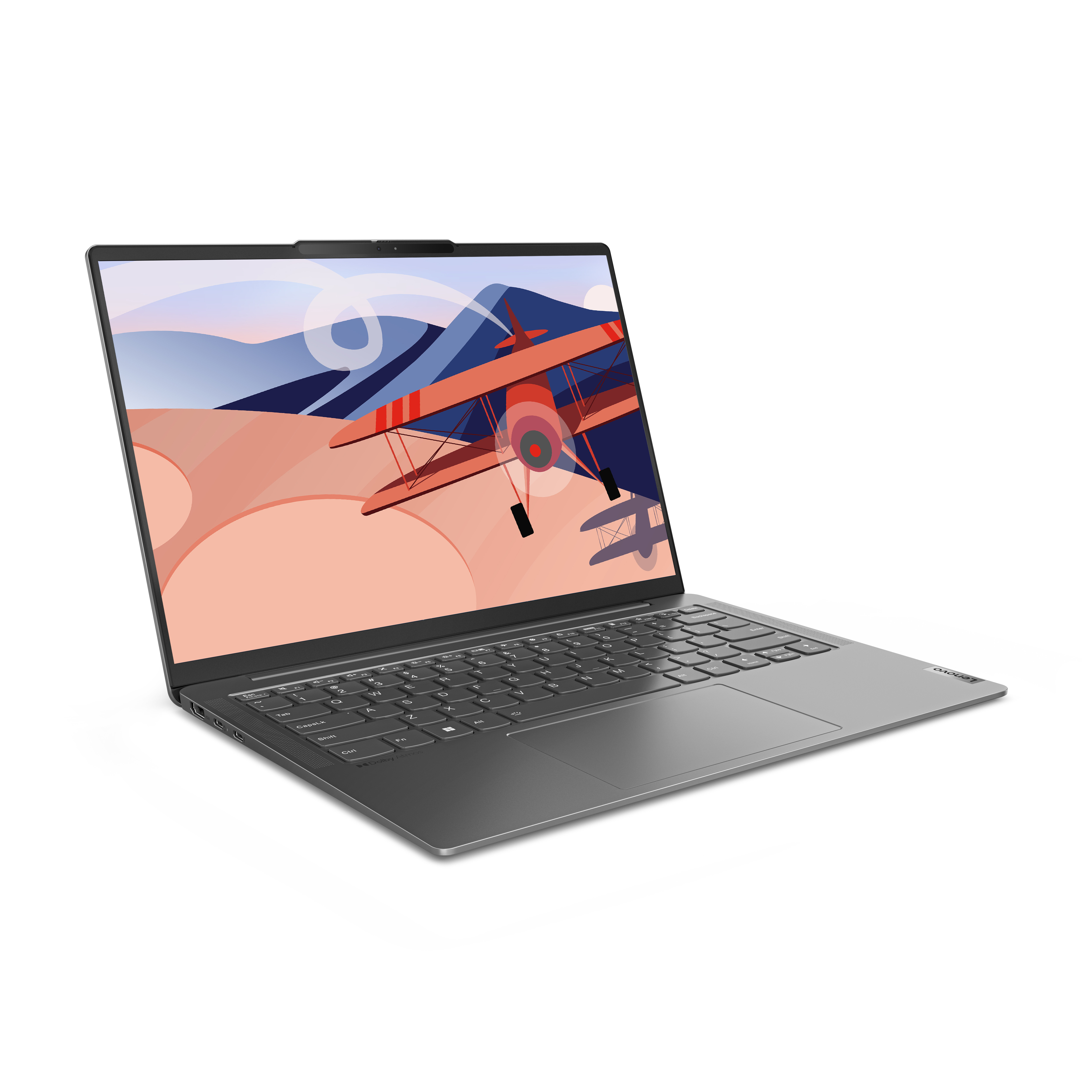 Lenovo Yoga Slim 6 14IRH8 i5-13500H 14" WUXGA OLED 400nits Glossy 60Hz 16GB Soldered LPDDR5x 5200 SSD512 Intel Iris Xe Graphics Win11 Storm Grey - zdjęcie 2