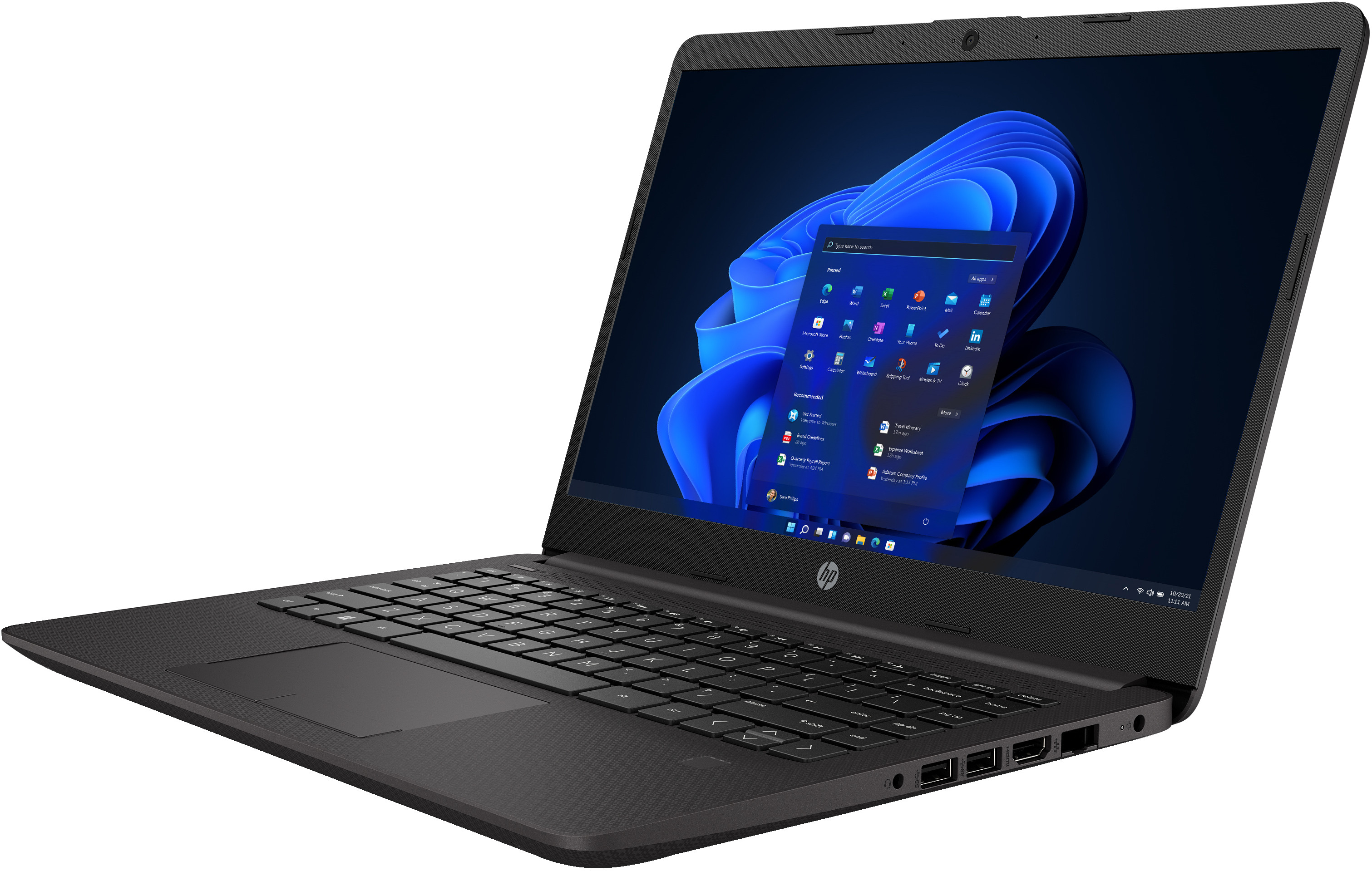 HP 240 G9 i3-1215U 14"FHD 8GB DDR4 3200 SSD256 Intel UHD Graphics W11Pro 1Y Dark Ash - zdjęcie 1