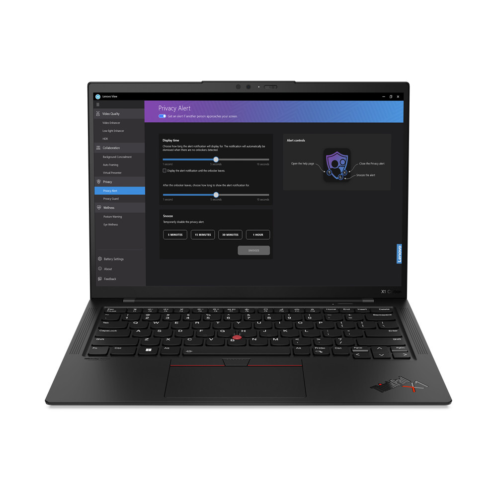 Lenovo ThinkPad Carbon G11 i7-1355U 14.0 WUXGA 16GB SSD512 LTE Intel Iris Xe Graphics W11Pro Black 3Y Premier Support + CO2 Offset - zdjęcie 3