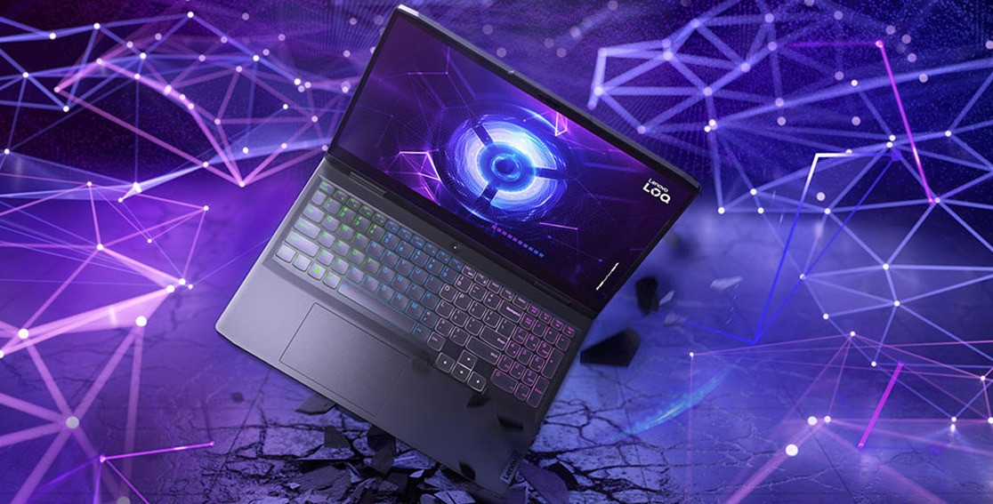 Lenovo LOQ 15IRH8 i5-12450H 15.6" FHD IPS 350nits AG 144Hz 16GB DDR5 4800 SSD512 GeForce RTX 4050 6GB NoOS 3Y Storm Grey - zdjęcie 5