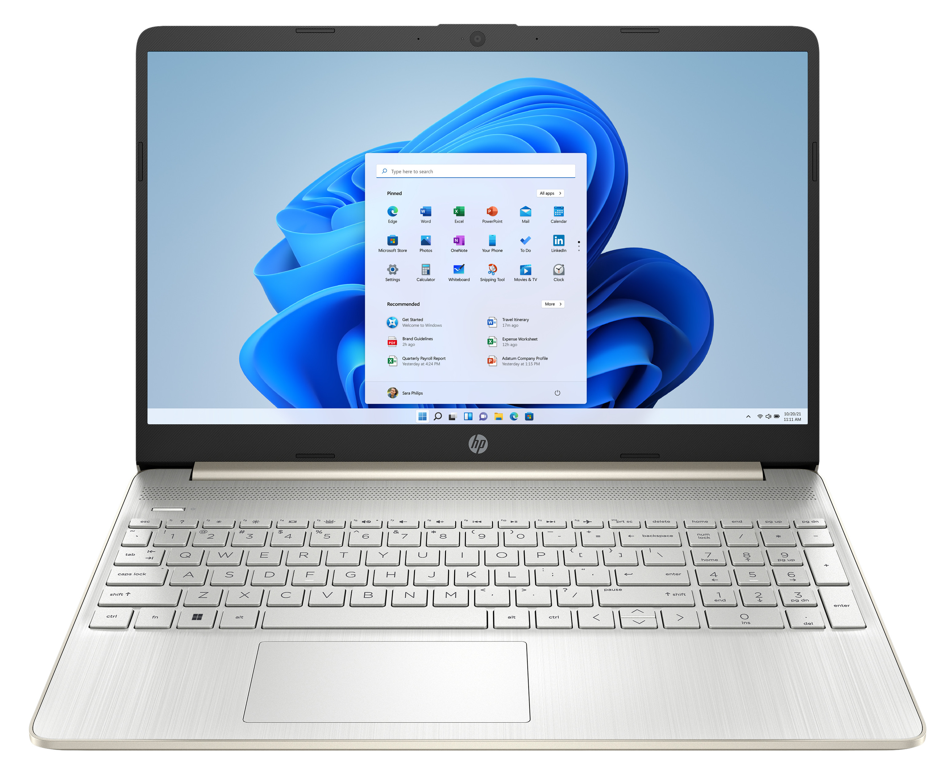 HP 15s-eq2175nw Ryzen 5 5500U 15,6" FHD AG slim IPS 250 nits 16GB DDR4 SSD512 Radeon Graphics Cam720p No ODD OST NoOS 2Y Natural Silver - zdjęcie 2