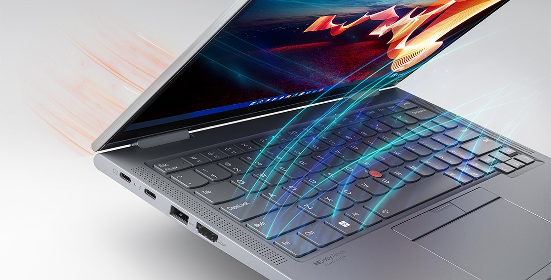 Lenovo X1 Yoga G7 i7-1255U 14" WUXGA IPS 500nits AG 16GB LPDDR5-5200 SSD512 Intel Iris Xe Graphics LTE W11Pro - zdjęcie 5