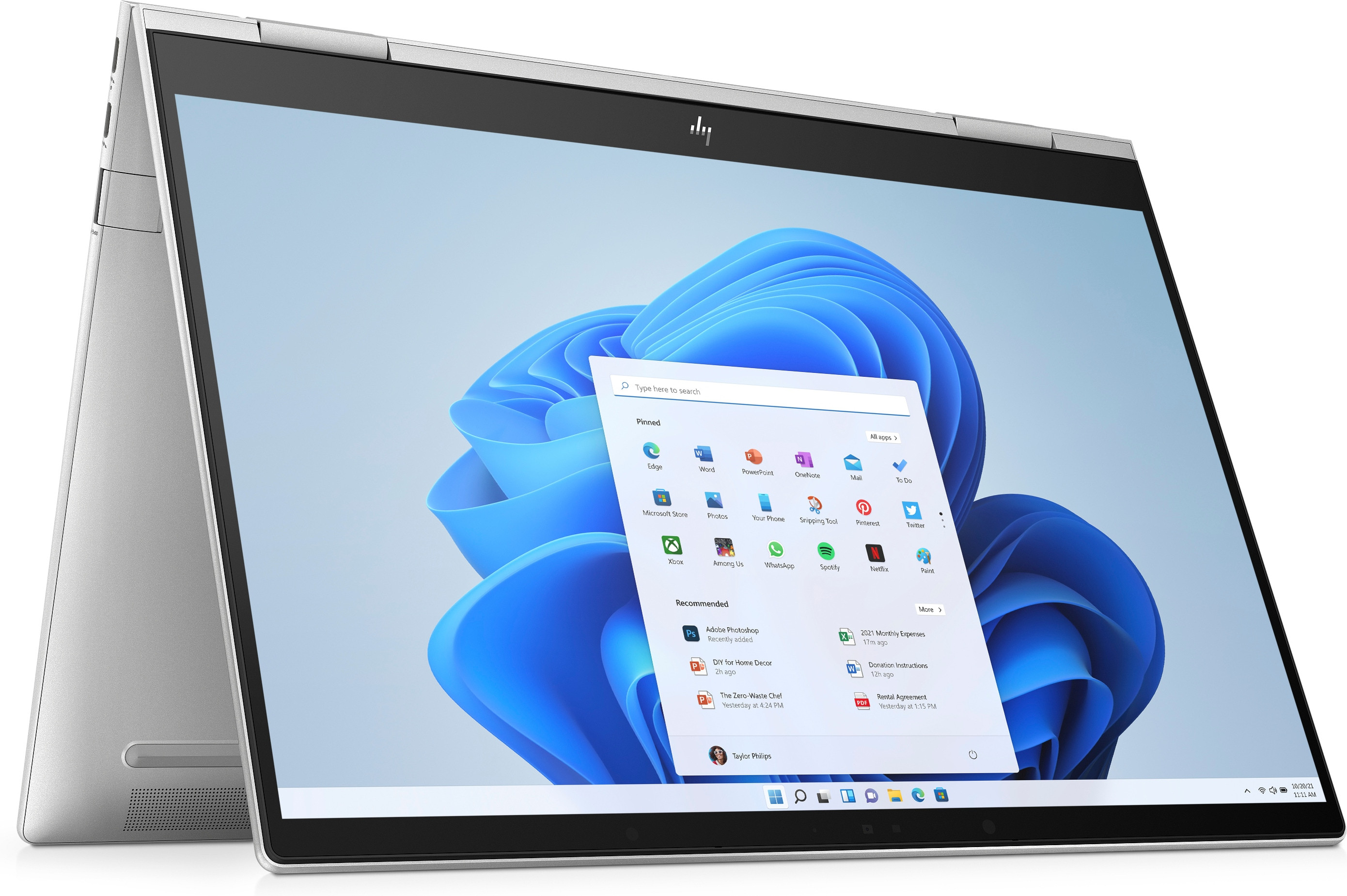 HP ENVY x360 13-bf0006nw i5-1230U 13.3 WQXGA Touch IPS 400nits 16GB DDR4 SSD512 Intel Iris Xe Graphics No ODD Win11 2Y Natural silver - zdjęcie 1