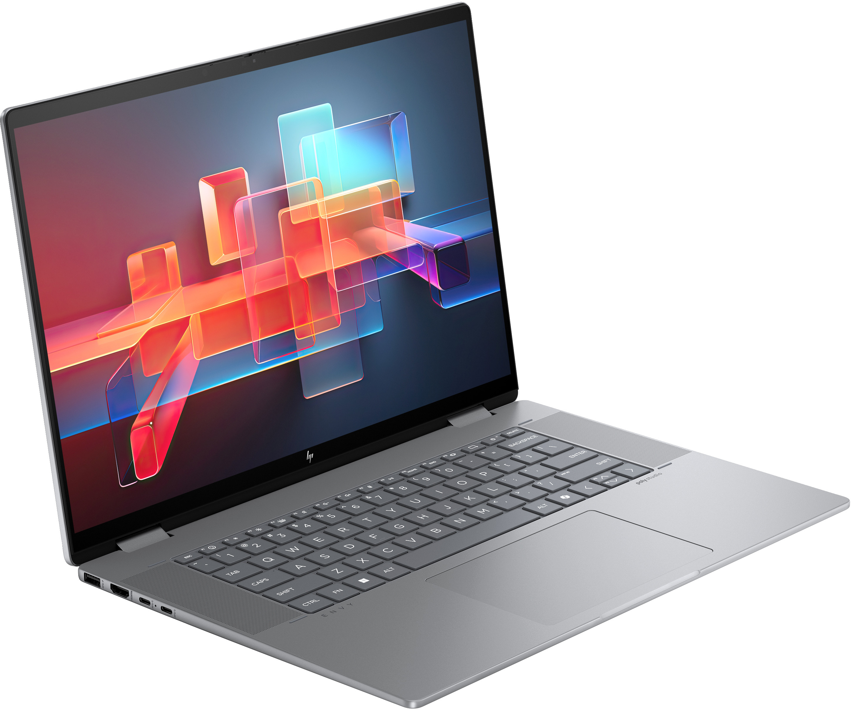 HP Envy 16-AD0023DX Ryzen 7 8840HS 16" WUXGA Touch 16GB SSD1TB BT BLKB x360 Win11 Meteor Silver (REPACK) 2Y - zdjęcie 5